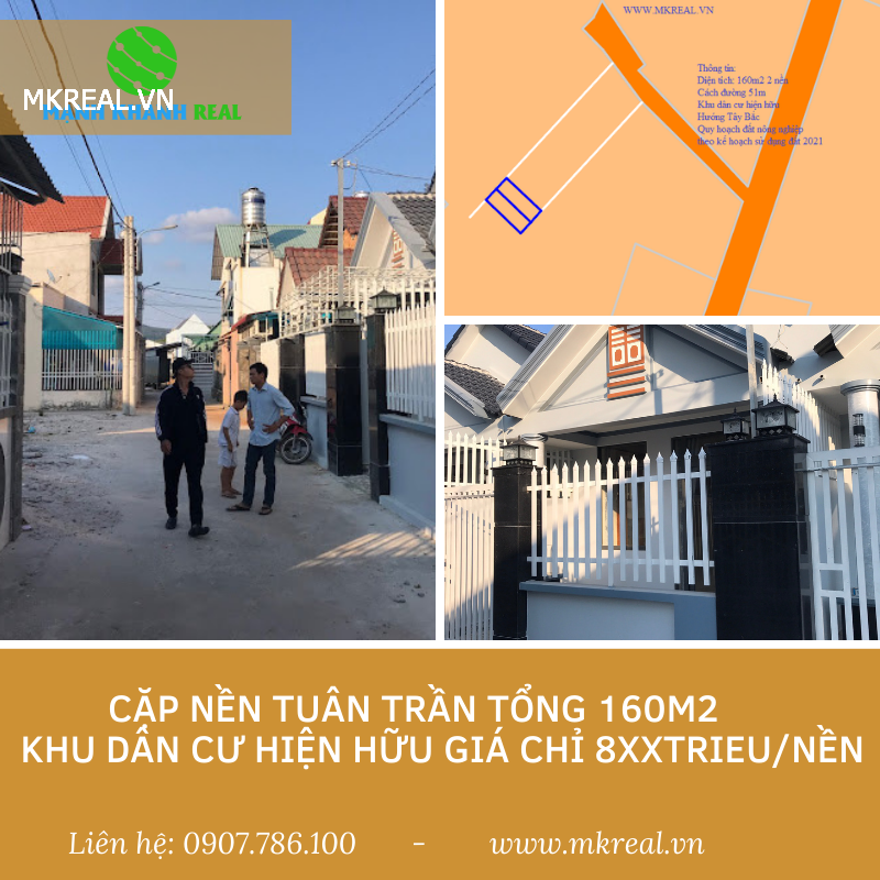 Bán cặp nền khu dân cư tuân trần phú quốc